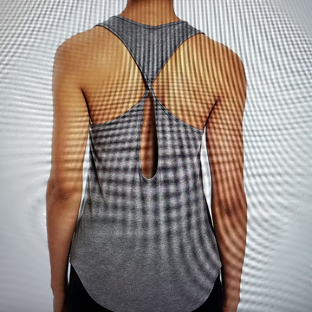 Gray Athletic Tank Top